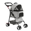 i.Pet Pet Stroller Pram Dog Large Cat Carrier Travel Strollers 4 Wheel Foldable