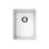Amelie Deauville 350mm Quartz Single Bowl Sink White