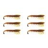 2x 3PK 4.5In Rapala Crush City The Imposter Plastic Prawn Lures - Motor Oil UV