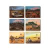 Cinnamon Cork Backed Coasters Set of 6 Kelpie Kapers.