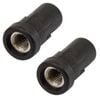Richmond 25mm x M12 Round Threaded Tube Insert - 2 Pack