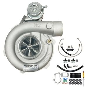 Upgrade Billet GT3582R Turbo Charger With Oil Feed & Return Line Kit For Ford Falcon BF XR6 Barra 4.0L 2005-2008