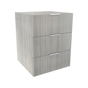 Lugna 768 x 600 x 580mm Mist 3 Drawer Storage Cabinet