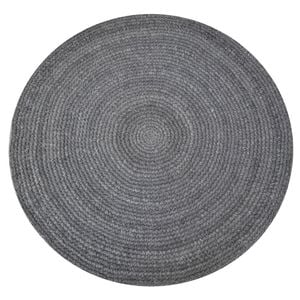 Ultra Chic Indoor/outdoor Rug - Orbit 6223 - Charcoal - 120x120cm