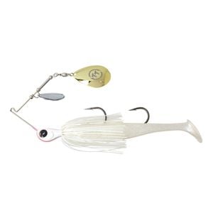 TT Lures 1/2oz Tornado+ Double Colorado Rigged Spinnerbait Lure - PEARL