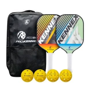 7-piece Pro Kennex Pickleball Set W/ Balls, Paddles & Carry/storage