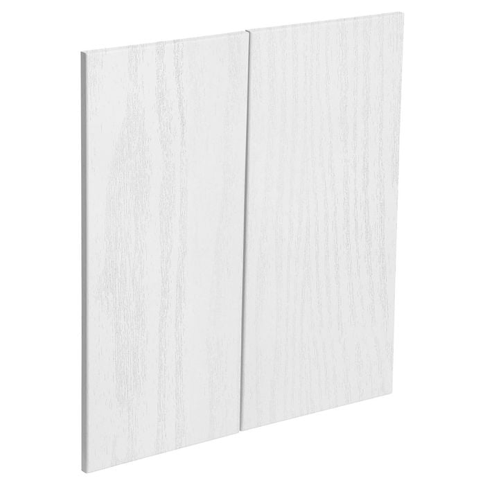 Kaboodle Provincial White Modern Corner Base Cabinet Door - 2 Pack - Modern