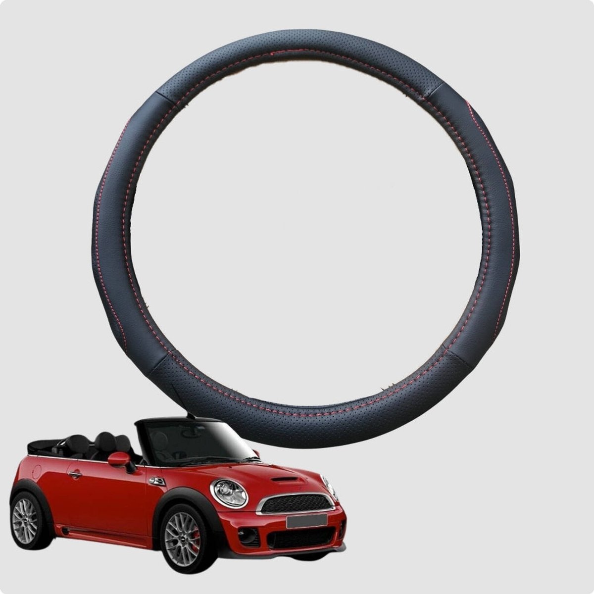 Steering Wheel Cover for MINI Cooper Convertible 2009-2015 (R57) 38CM ...
