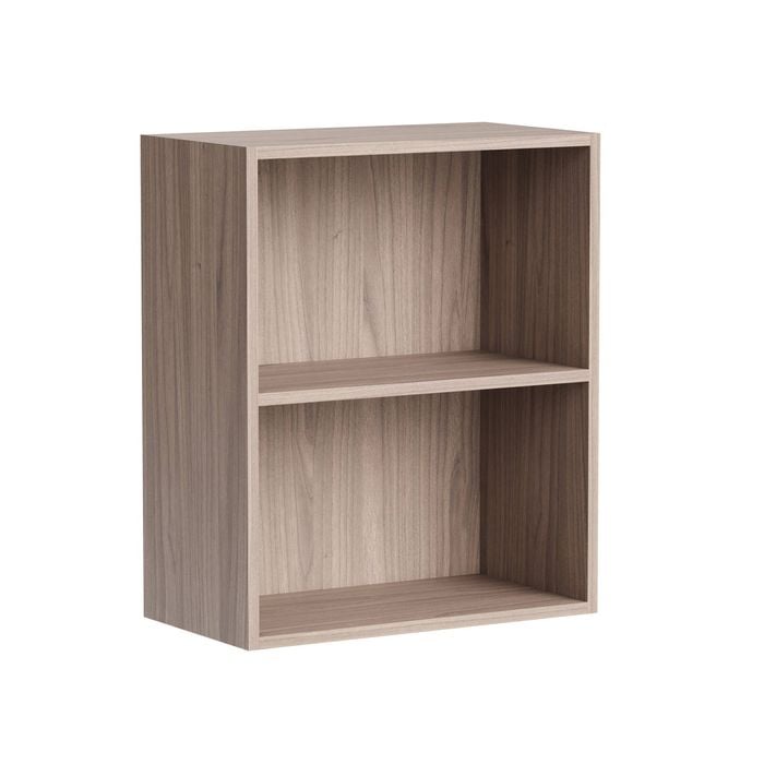 Kaboodle 400-499mm Silver Ash Customisable Wall Open Shelf