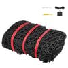 VEVOR Round Bale Hay Net Black PE Material with Zip Ties Repair Twine for Horses