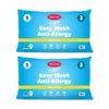 2x 2pc Tontine Quick Dry Easy Wash Anti Allergy Kids Pillows Set Low