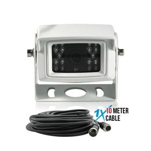 Elinz White Ahd 1080p Reversing Camera With Built-in Mic 10m 4pin Cable