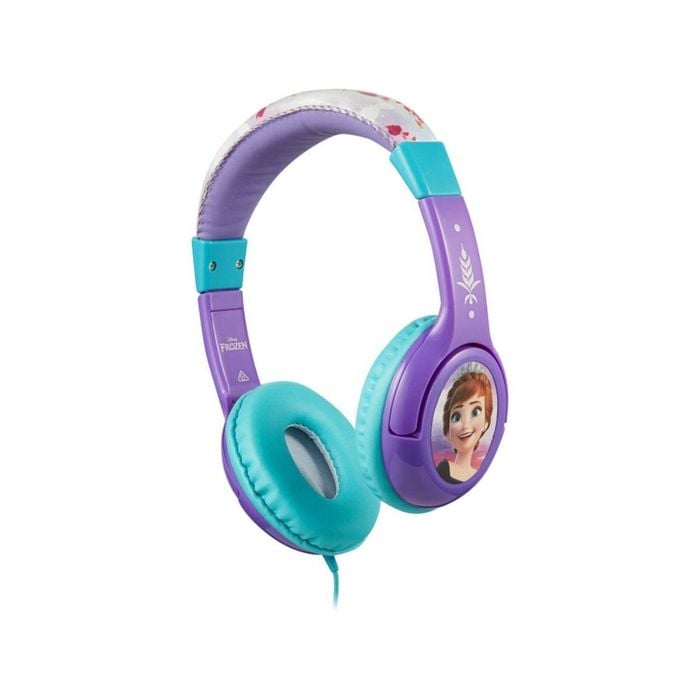 Disney Frozen Auxiliary Headphones With Kid-friendly Volume, Padded Earcups & Adjustable Headband