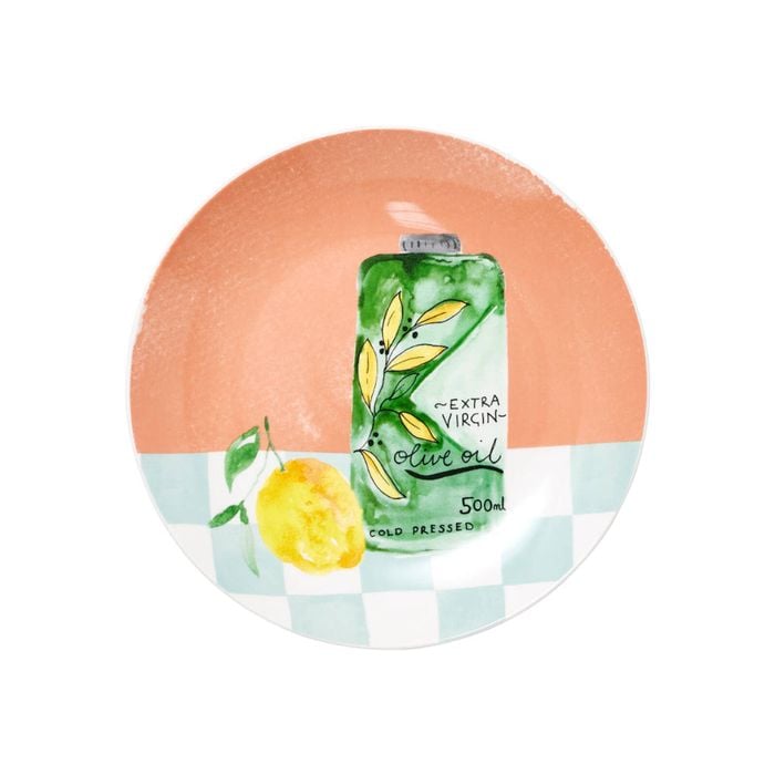 Porto Valentina Side Plate 20cm - Olive Oil
