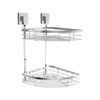 Fusion-Loc 26kg Stainless Steel Double Corner Shower Caddy