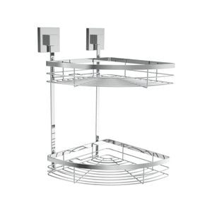 Fusion-Loc 26kg Stainless Steel Double Corner Shower Caddy