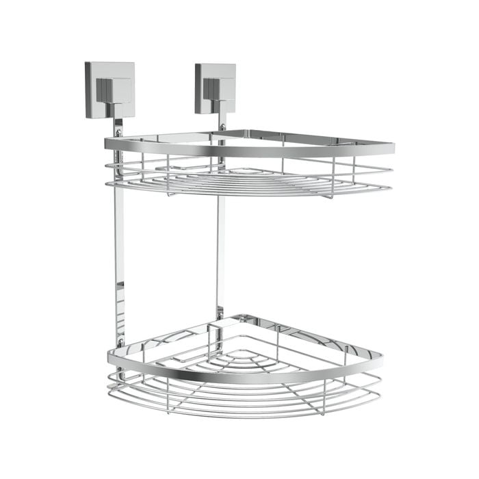 Fusion-Loc 26kg Stainless Steel Double Corner Shower Caddy