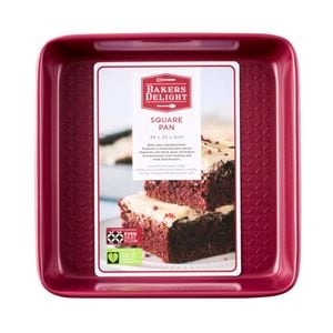 Bakers Delight Cuisson Square Pan Berry