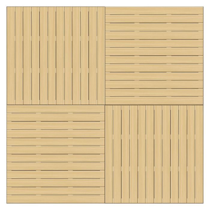 Good Times Decking 130-220 x 2232 x 2232mm Pine Ekodeck 4 Module Kit