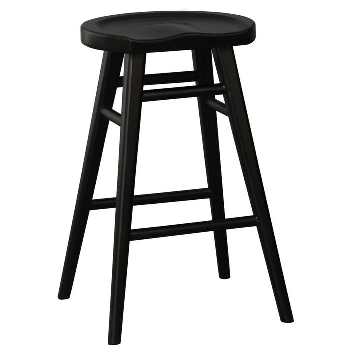 Centrum Furniture Scandinavian Solid Mahogany Timber Kitchen Counter Stool