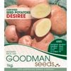 1kg Desiree Potato Seed - Solanum tuberosum