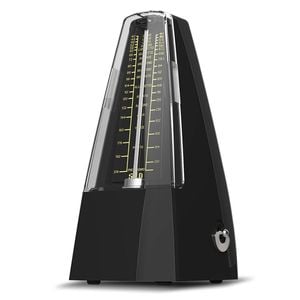 Fitness Master Mechanical Metronome For Piano Guitar Violin Ukulele Player Black