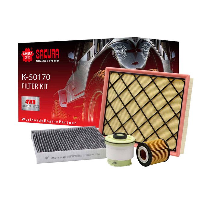 K-50170 Sakura 4WD filter kit -suits Ford Ranger 2.2L / Mazda 2.2L