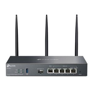 Tp-link Er706w Omada Ax3000 Gigabit Vpn Router, 6 Gigabit Ports (5 Rj45+1 Sfp), Omada Mesh, Ipsec, Ssl, Wireguard,