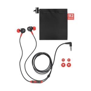 Powera Nintendo Switch 2 Wired Earbuds W/ Mic Drawstring Bag 3.5mm Jack