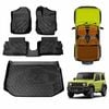 3D All Weather Car Floor Mat Boot Liner Complete Set for Suzuki Jimny Auto Transmission 2018-Onwards
