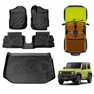 3D All Weather Car Floor Mat Boot Liner Complete Set for Suzuki Jimny Auto Transmission 2018-Onwards