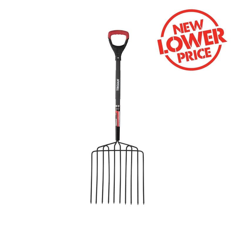 10T Fibreglass Dee Handle Shifting Mulch Fork