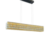 LED Crystal Pendant Light  - Delessi Vienna - Chrome