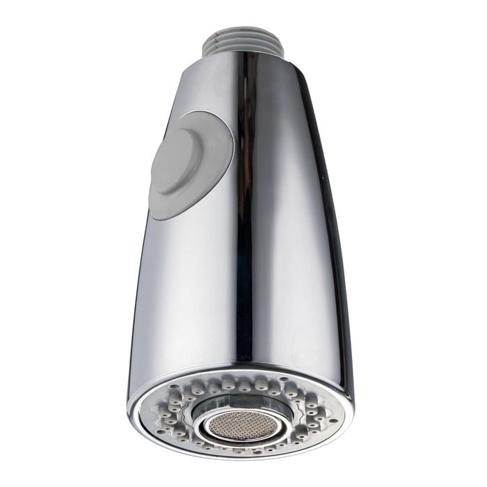 Kinetic Chrome Conical Pull Down Dual Spray Head