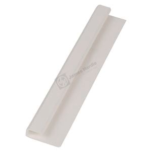 James Hardie HardieGlaze 4.5 x 2400mm Cap Mould White Gloss PVC