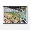 Rocky Area with Water, Rocks  Print 100% Australian Made 120x90cm  (Poster)