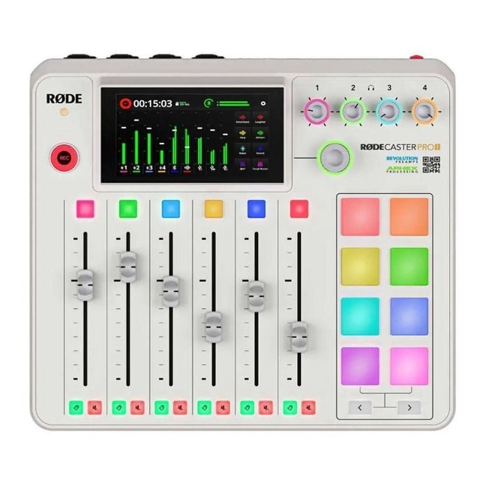 Rode Rodecaster Pro Ii Integrated Audio Production Studio - White