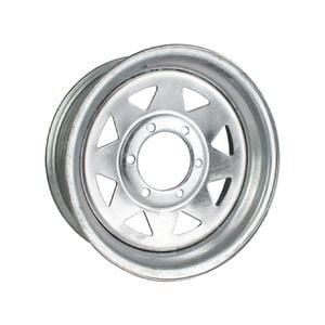 Sunrise Trailer 15" Sunraysia Steel Rim - Landcruiser 6 Stud, Galvanised - Wrlc15pg