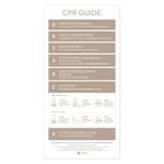 Pool Signs Australia Pool Safety CPR Sign - Dune Gold