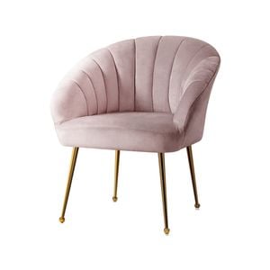 Artiss Armchair Velvet Pink Eloise