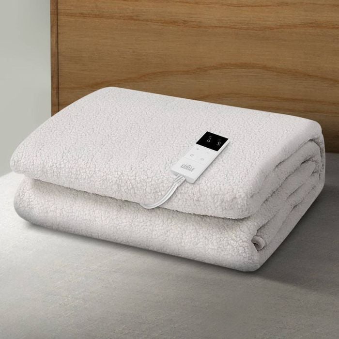 Giselle Electric Blanket Fleecy Heated Single