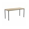 Olg Ekosystem Canteen Table Black Frame New Oak Ravine Top L1200mm X W750mm