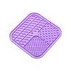 Charlie’s Shlurp Multi-Texture Lick Mat With Suction Back Purple 20x20x1cm