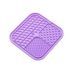 Charlie’s Shlurp Multi-Texture Lick Mat With Suction Back Purple 20x20x1cm
