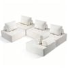 Artiss Floor Sofa Lounge Chair 5 Seater with Pillow