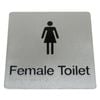 Bradley Female Toilet Braille Sign