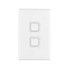 Deta White X7 Double Gang Switch - 10 Pack