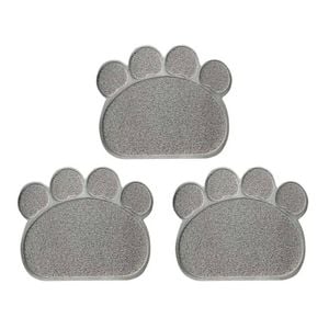 Yes4pets 3 X Pet Food Bowl Placemat Waterproof Leakproof Rubber Feeder Mat Non Slip Floor 45x60cm