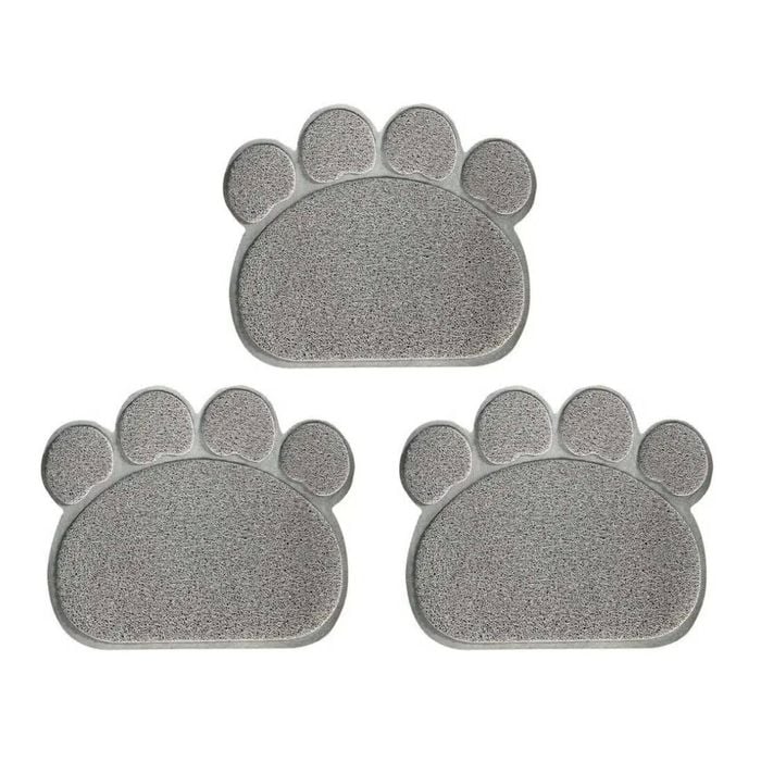 Yes4pets 3 X Pet Food Bowl Placemat Waterproof Leakproof Rubber Feeder Mat Non Slip Floor 45x60cm