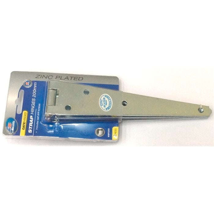 Zenith Strap Hinge 200mm ZP 2pk